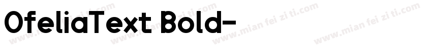 0feliaText Bold字体转换